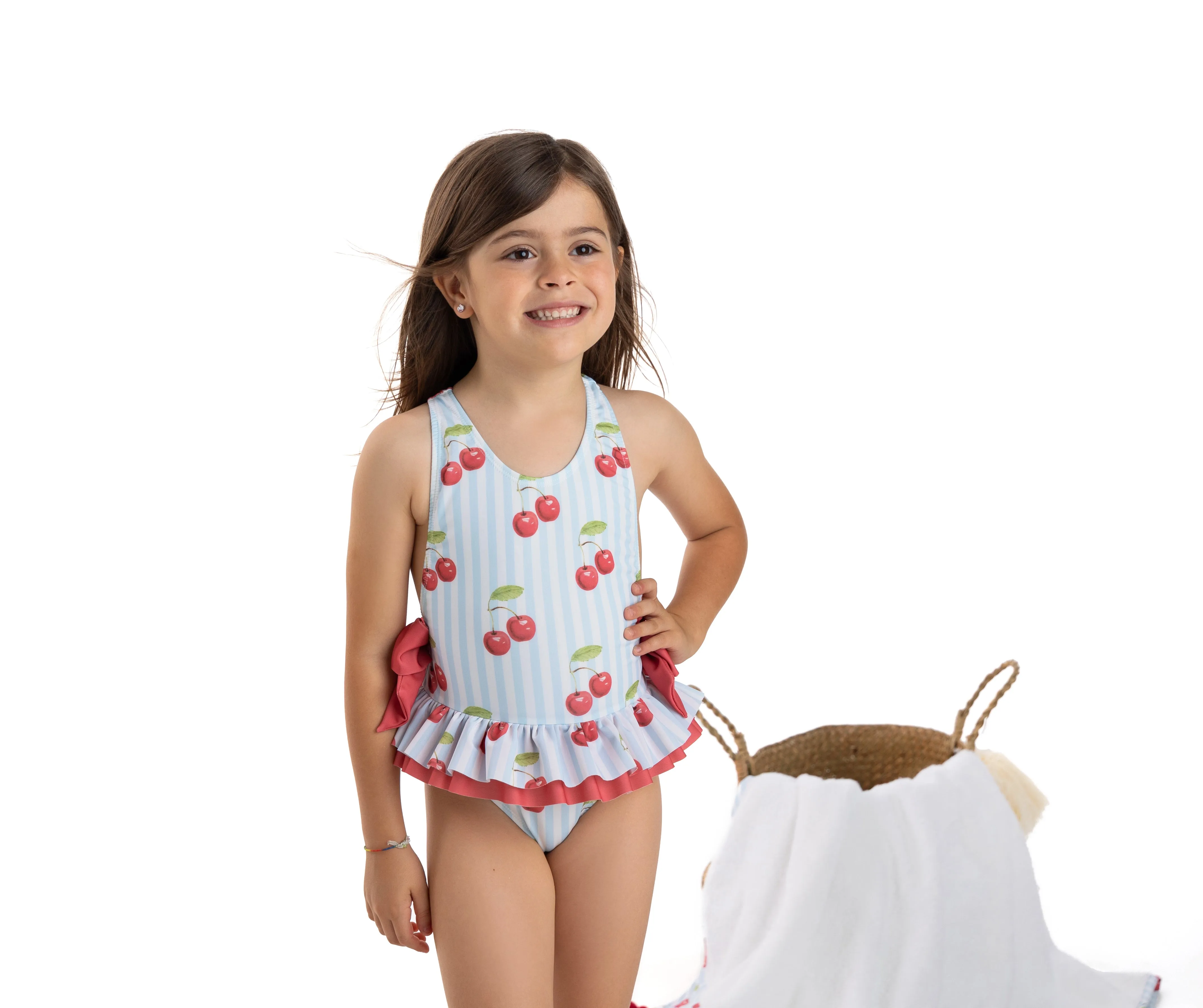 Acapulco One-Piece Swimsuit with Cherries