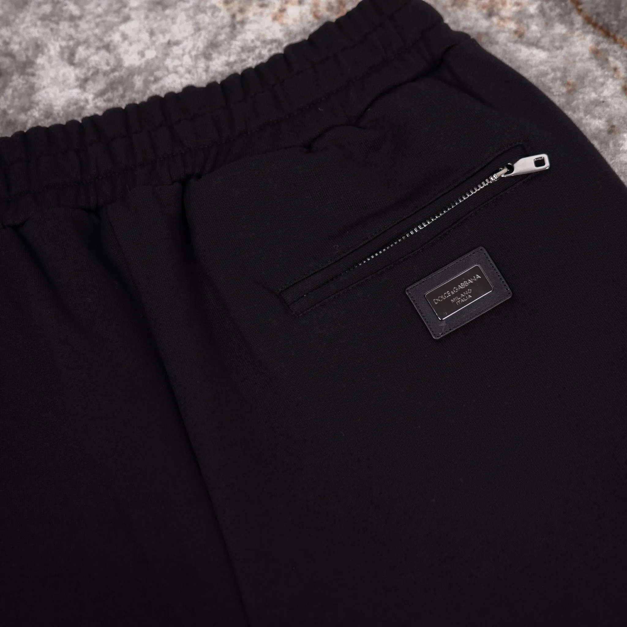 Black Drawstring Zip Pants.