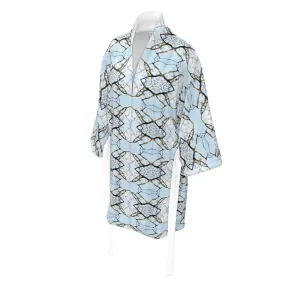 Blue Lichen Lace Kimono