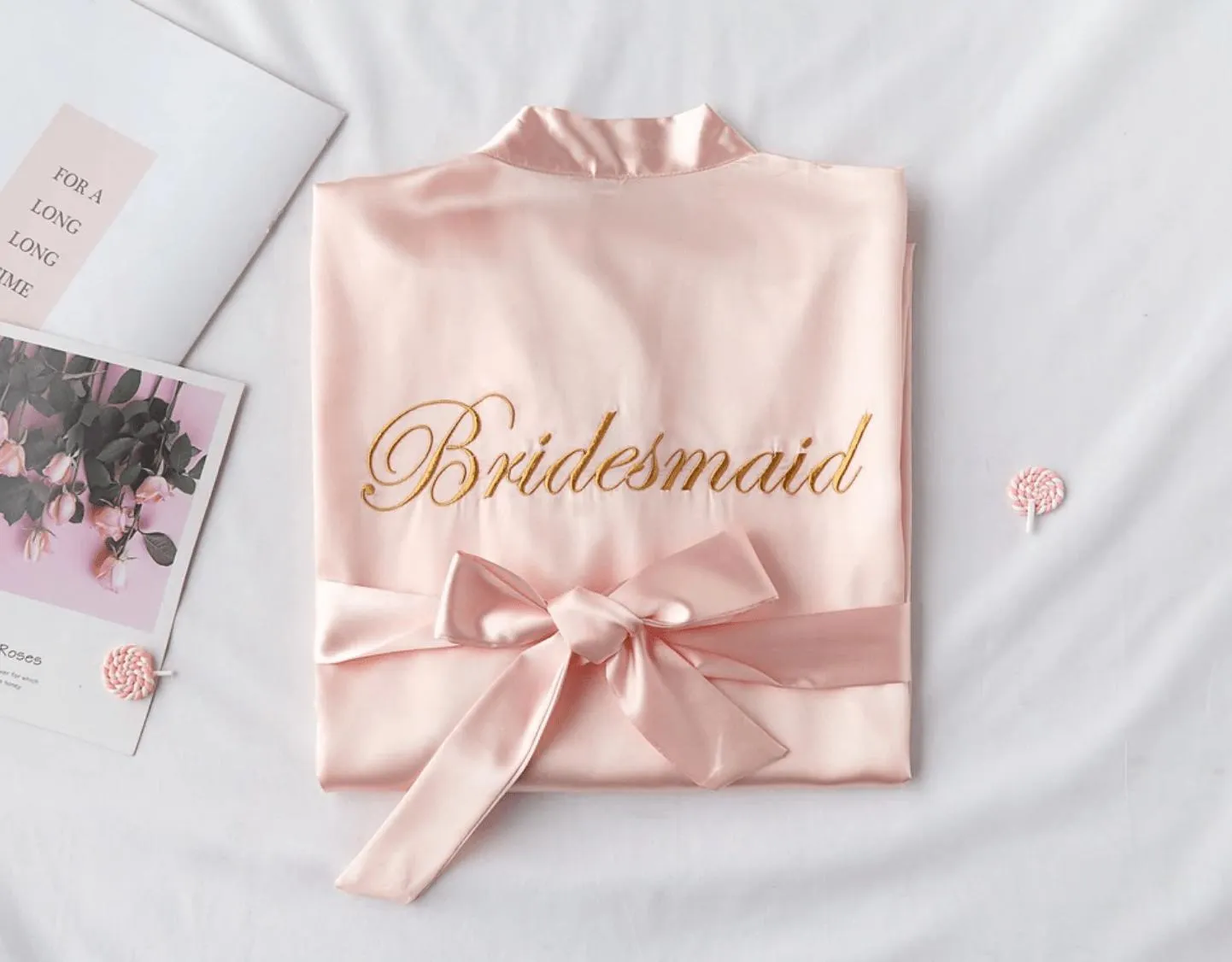 Bridesmaid & Bride Satin Robes