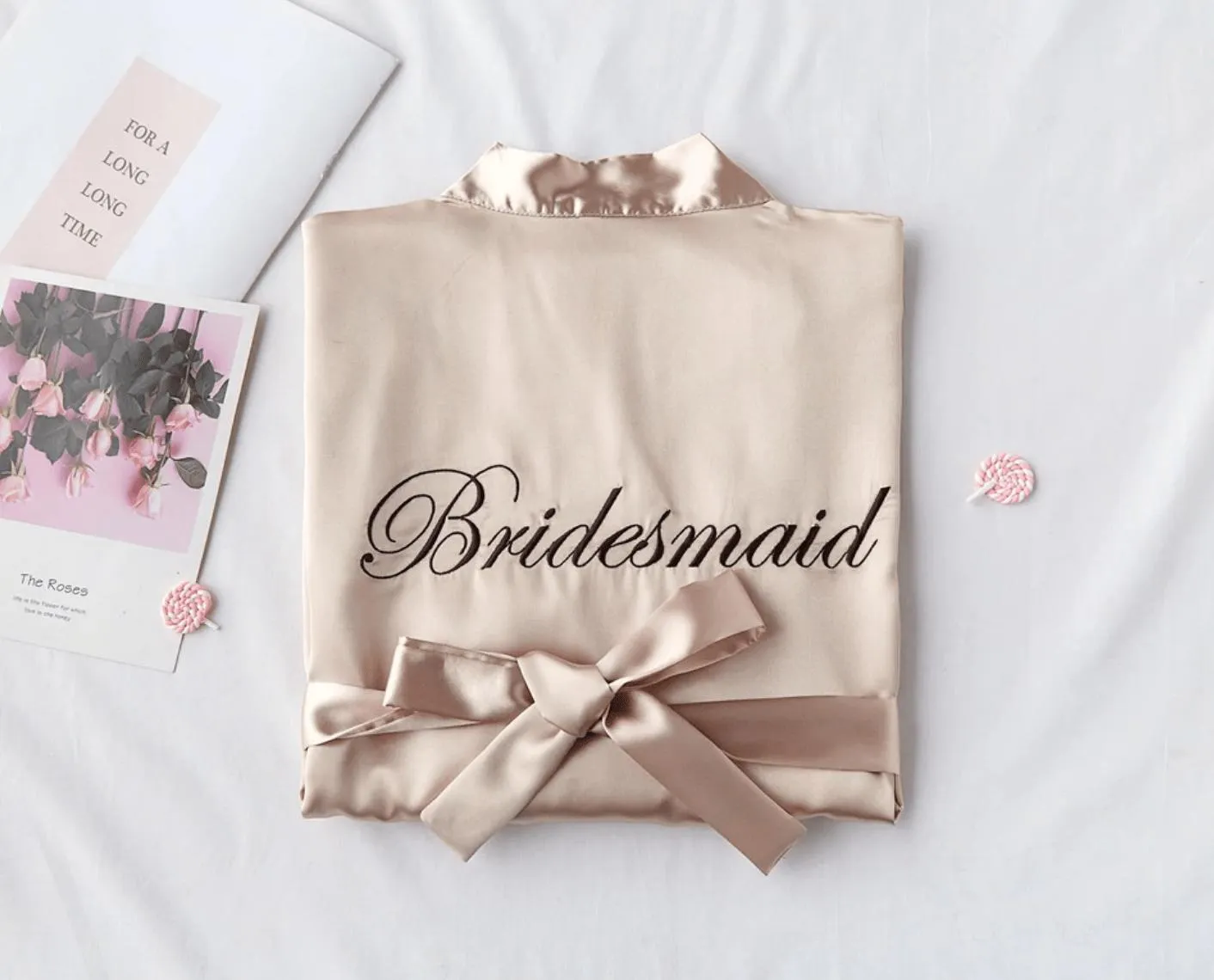 Bridesmaid & Bride Satin Robes