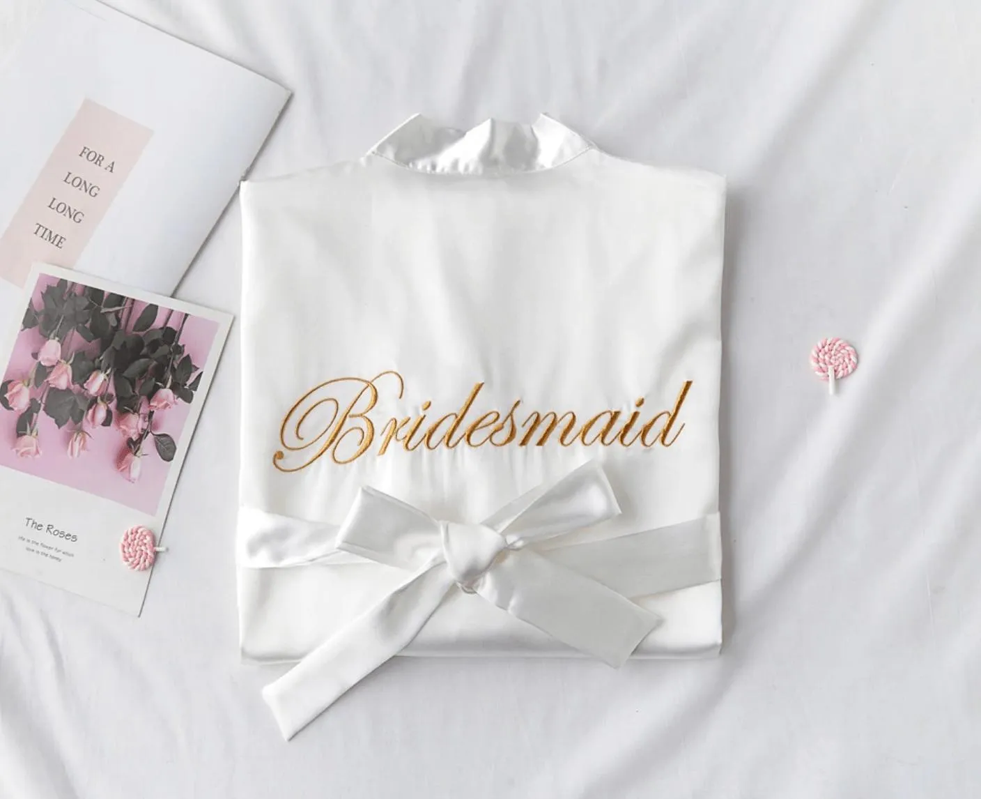 Bridesmaid & Bride Satin Robes