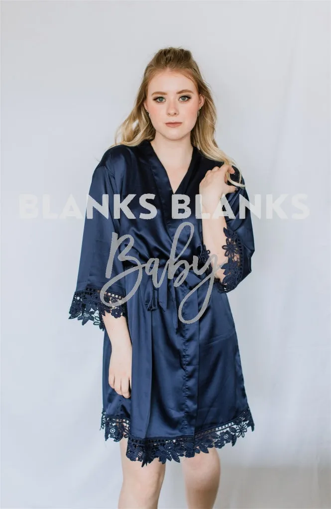 Brushed Satin Lace Edge Robe - DIGITAL MOCKUP