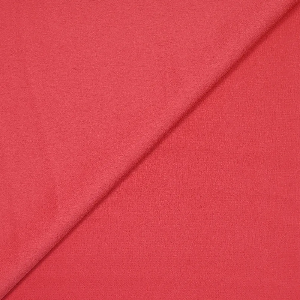 Crêpe satin de polyester rose