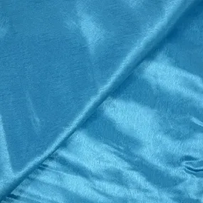 Crêpe satin polyester turquoise