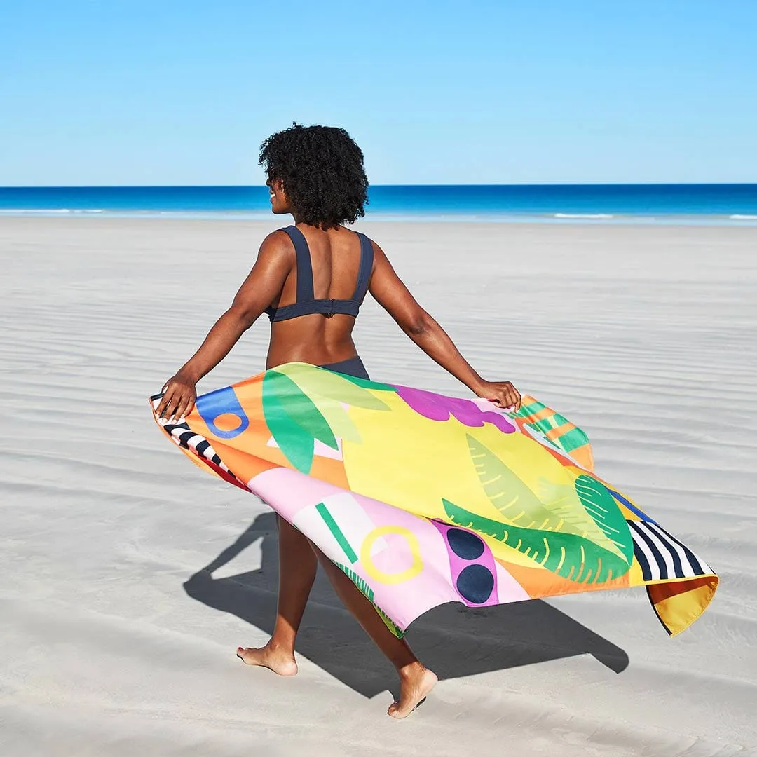 Dock & Bay Cabana Beach Towel - The Hunger Project Collection: Joyful Discovery