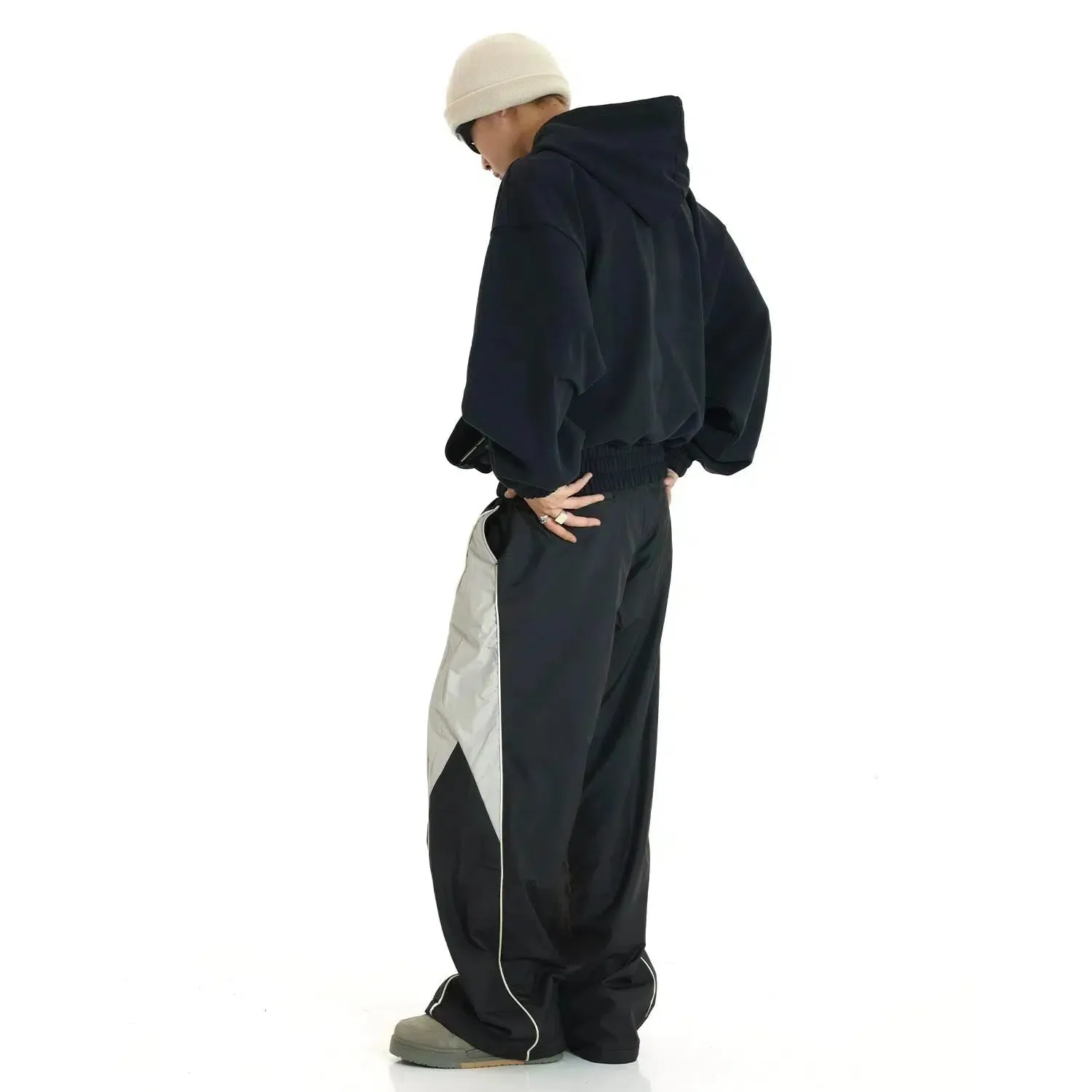 Drape Drawstring Sports Pants