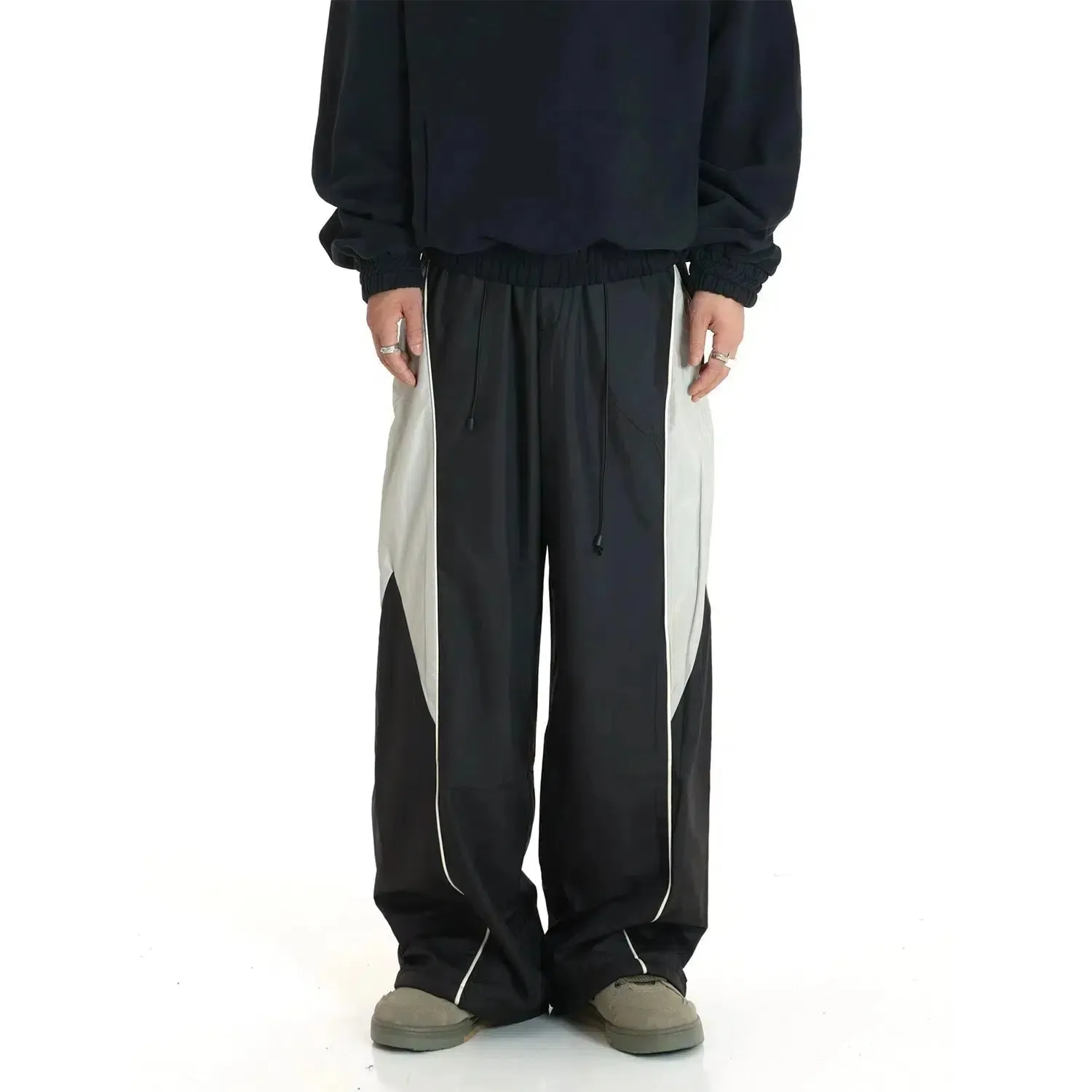 Drape Drawstring Sports Pants