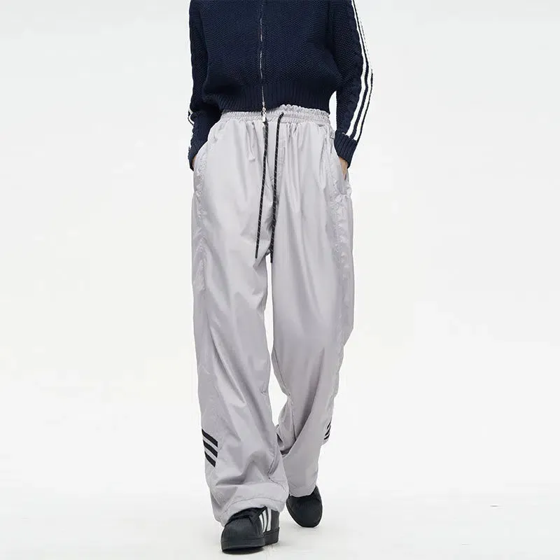 Drawstring Nylon Track Pants