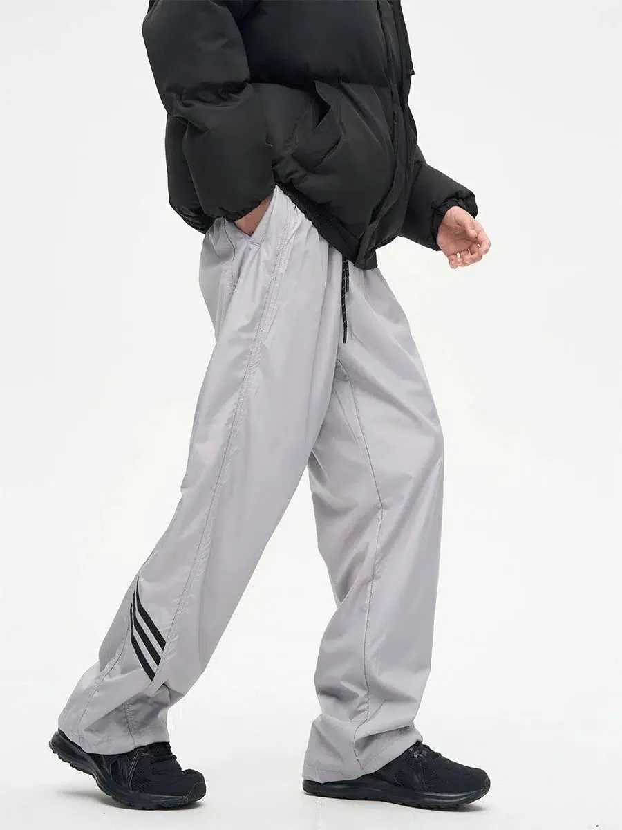 Drawstring Nylon Track Pants