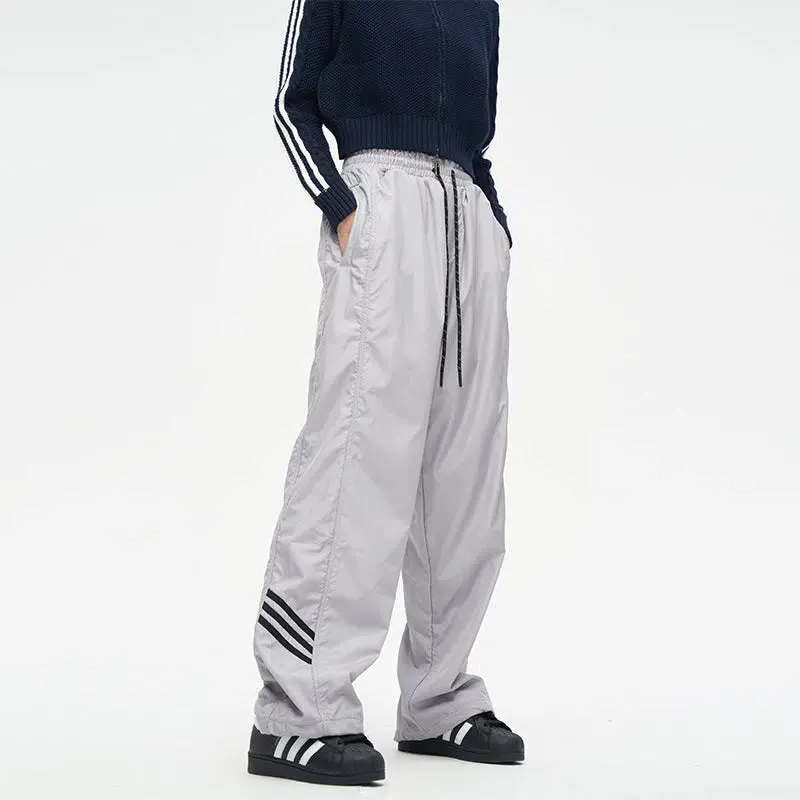 Drawstring Nylon Track Pants