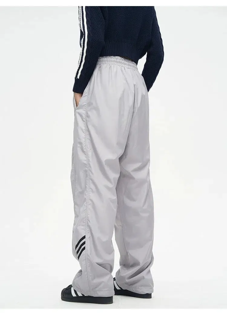 Drawstring Nylon Track Pants