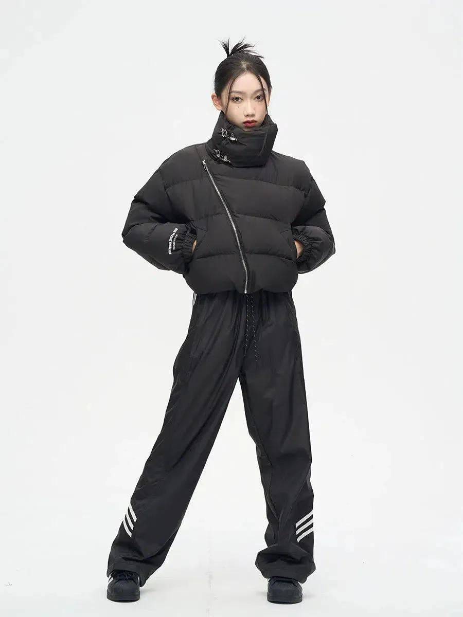 Drawstring Nylon Track Pants