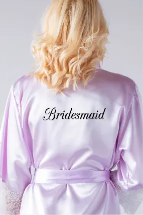 Elegant Style - Bridesmaid Robe