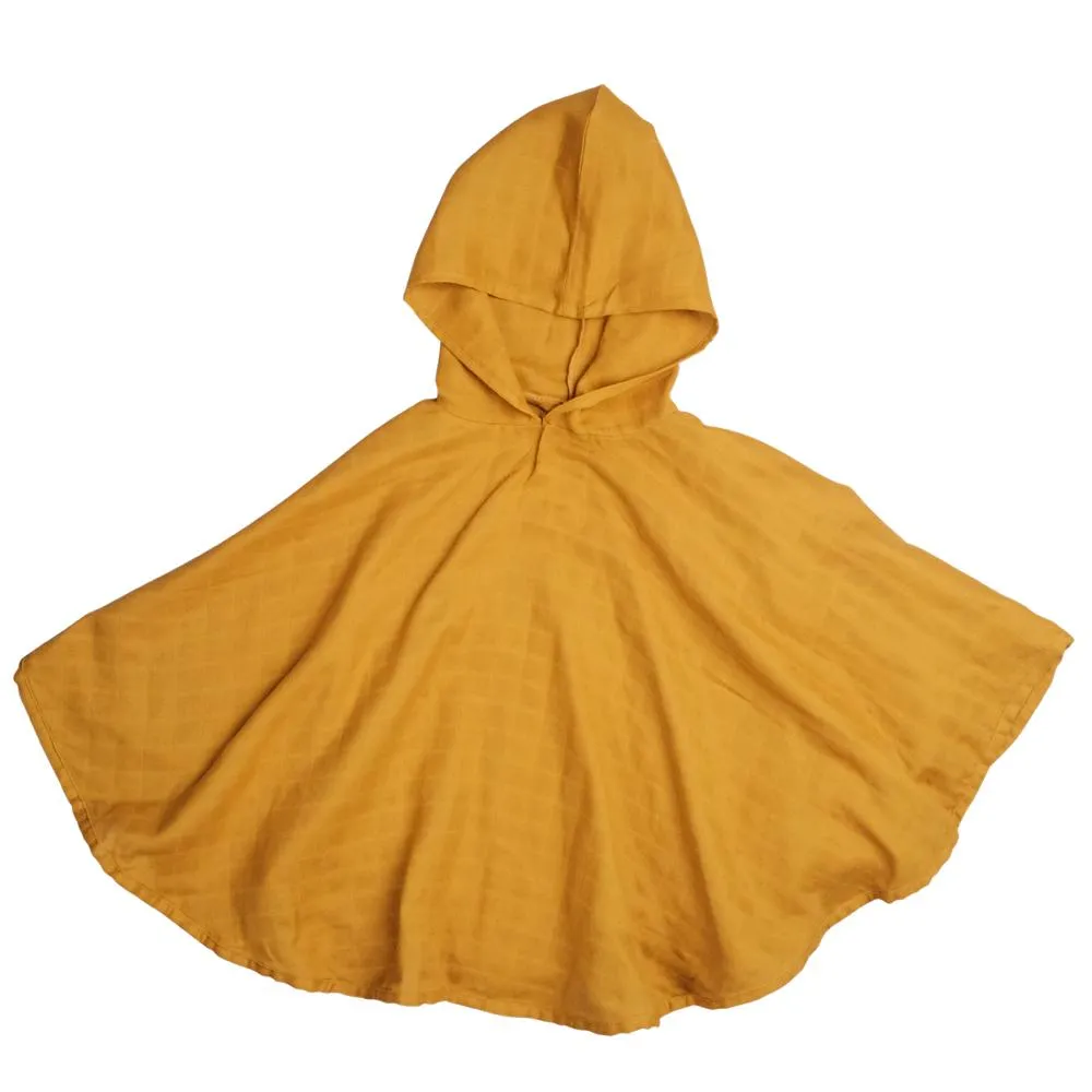 FABELAB - Muslin Poncho - Ochre