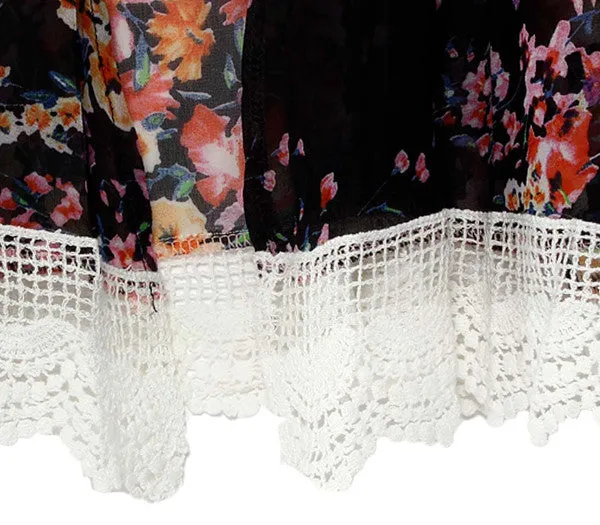 Floral & Lace Kimono | 5 Colors