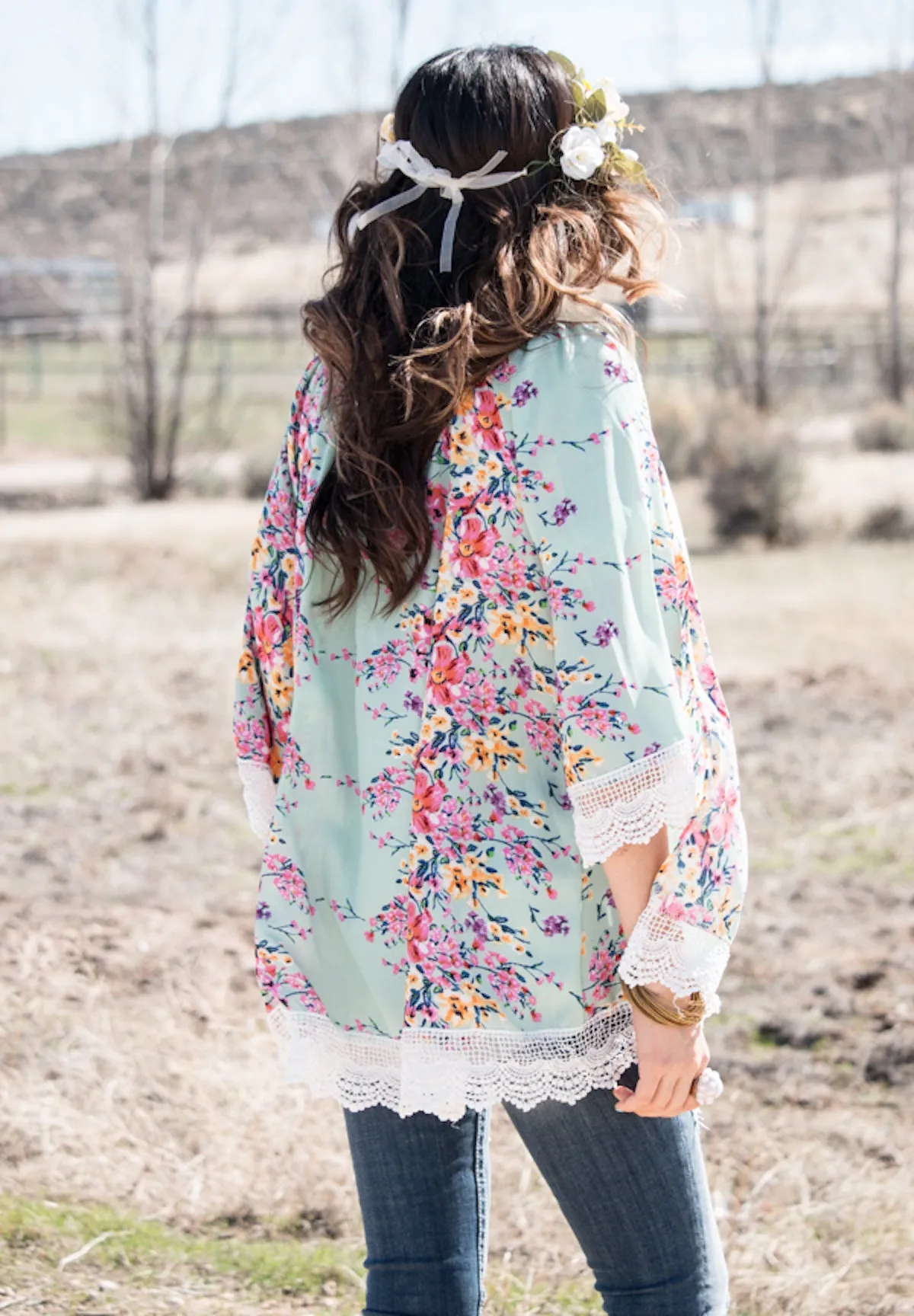 Floral & Lace Kimono | 5 Colors