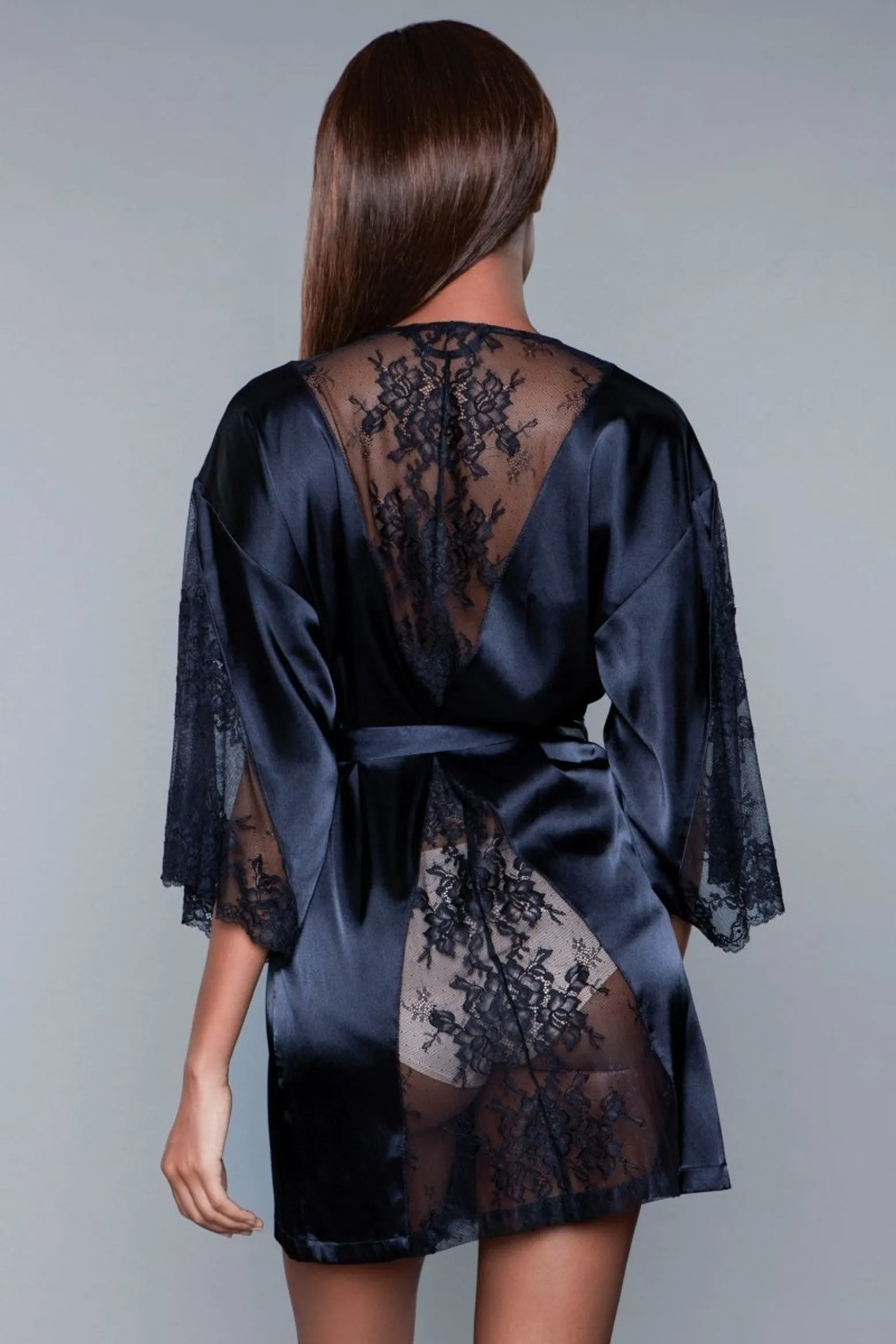 Grace Lace/Satin Luxury Robe