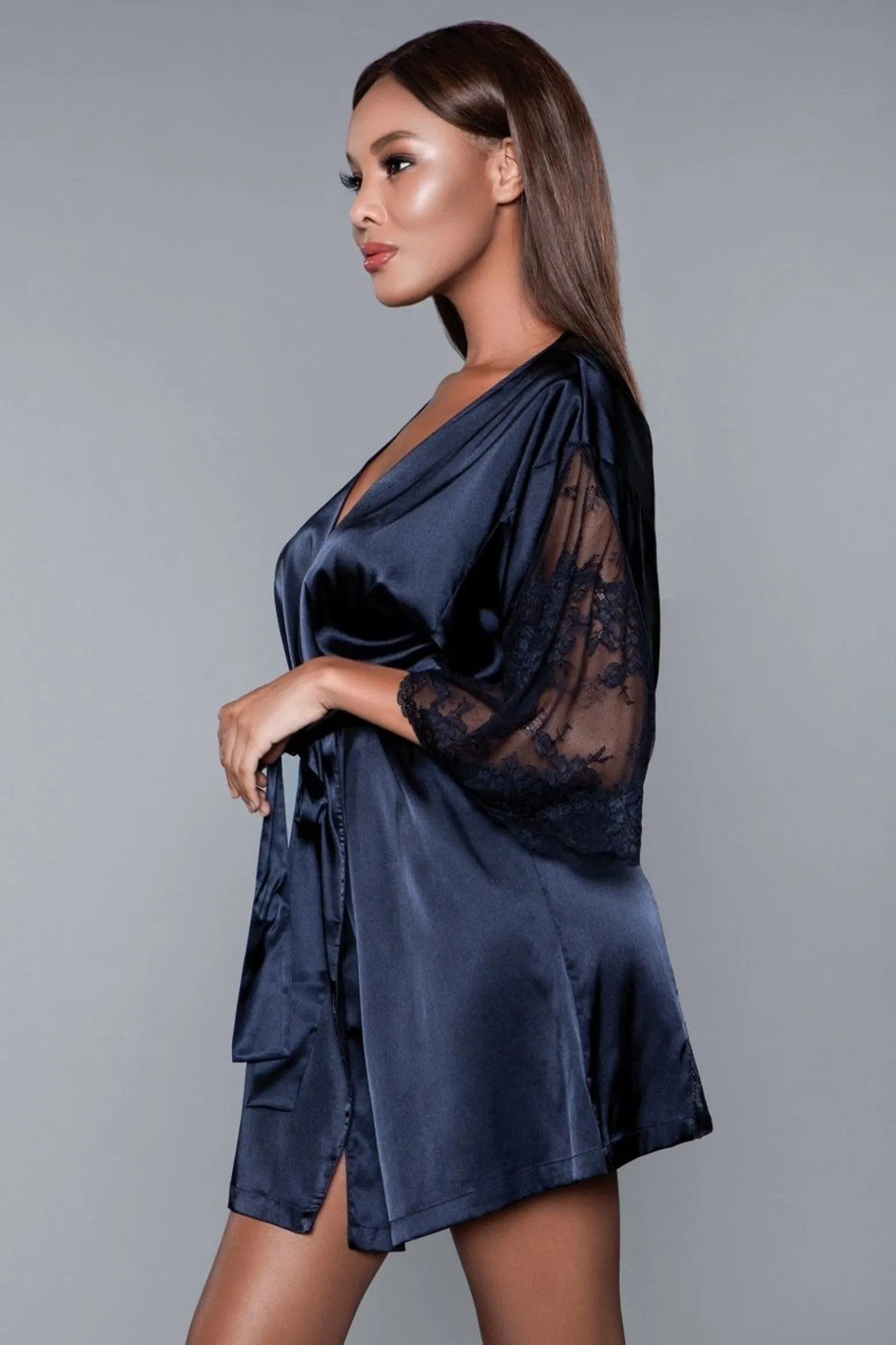 Grace Lace/Satin Luxury Robe