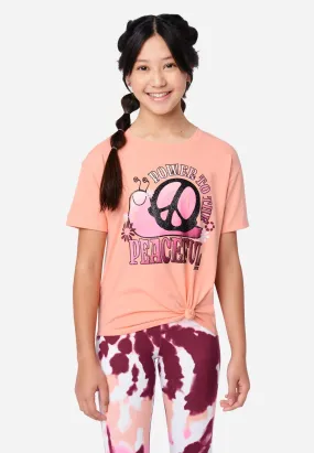 Graphic Knot Front Tee