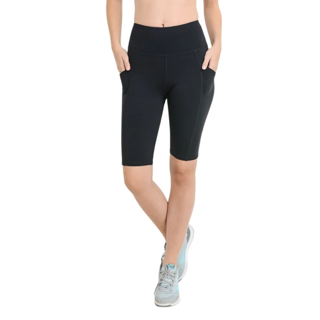 High Waisted Control Shorts - Black