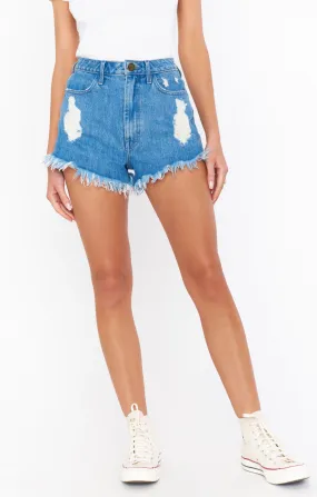 Houston High Waisted Shorts ~ Tide