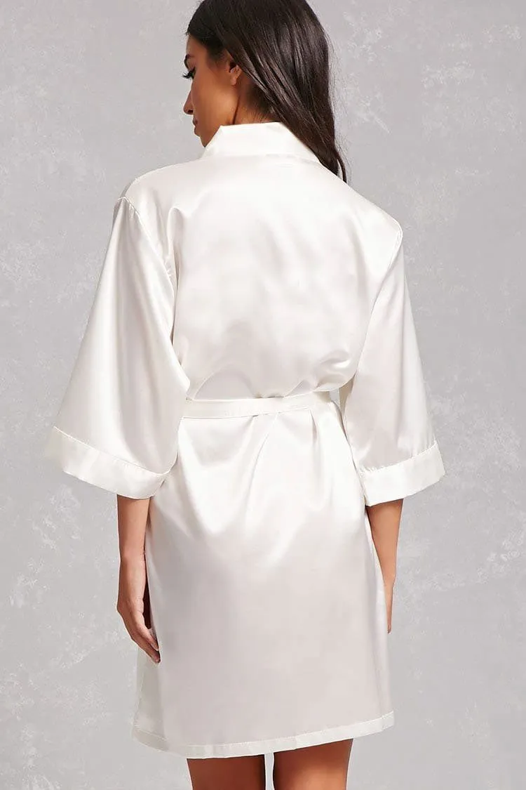 Ivory Bride Robe