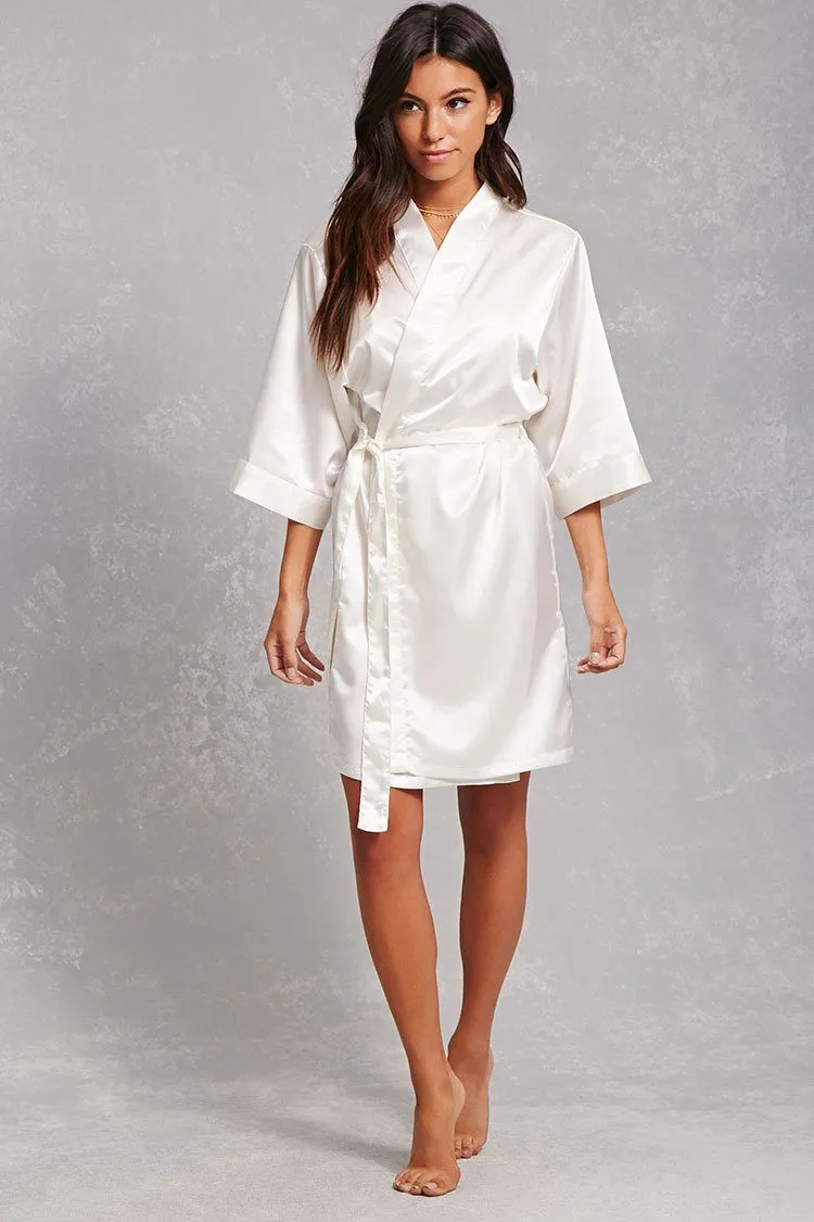 Ivory Bride Robe