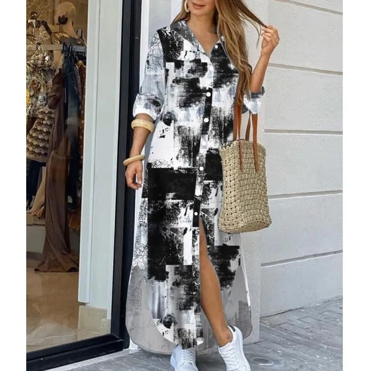 Leisure Fashion T Shirt Long Dresses