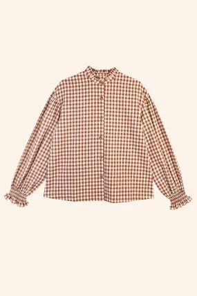 Meadows Ambrosia Shirt Brown Gingham