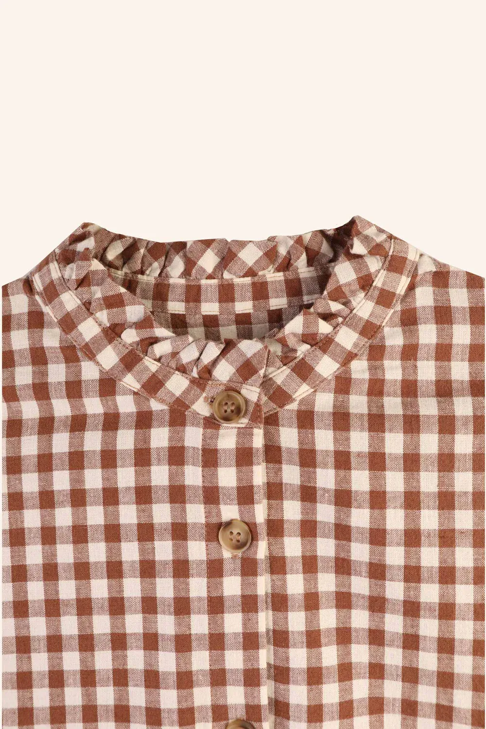 Meadows Ambrosia Shirt Brown Gingham