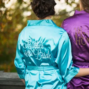 Mother of the Bride Satin Robe