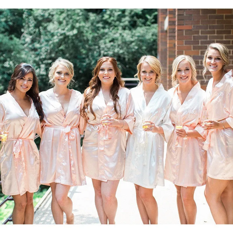 Mother of the Bride Satin Robe