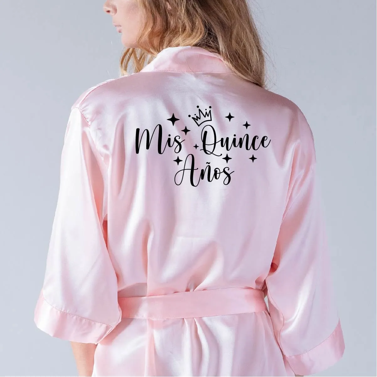 Quinceañera Custom Satin Robes