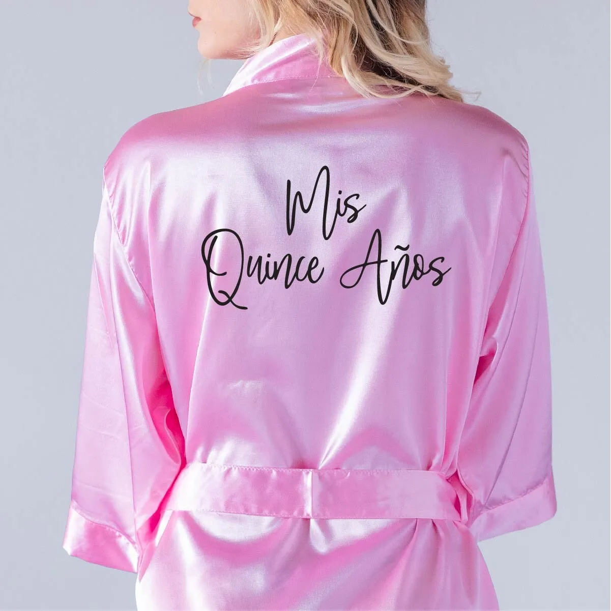 Quinceañera Custom Satin Robes