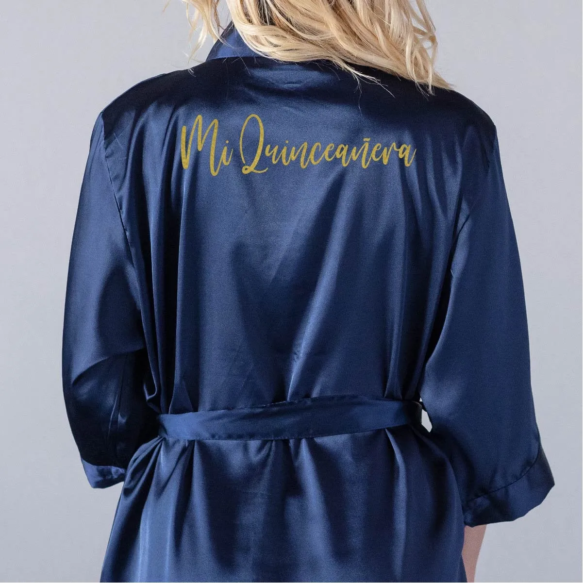 Quinceañera Custom Satin Robes