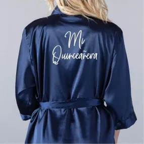 Quinceañera Custom Satin Robes