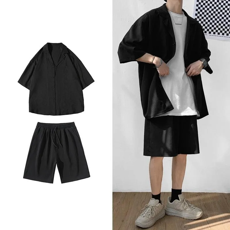 Soft Boy Shirt and Shorts Two Piece Set